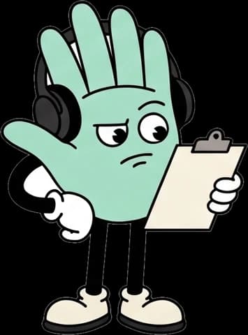 A verifier reading a clipboard, one eyebrow raised.